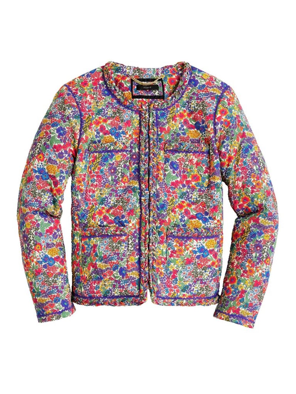 NWT J.Crew Quilted Lady Jacket in Liberty Margaret Annie Floral Print 8 $268